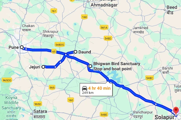 Solapur to Pune Taxi Guide: Distance, Routes & Travel Tips